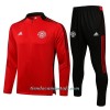 Chaqueta De Entrenamiento Trajes Manchester United 2022-23 Negra Roja - Hombre